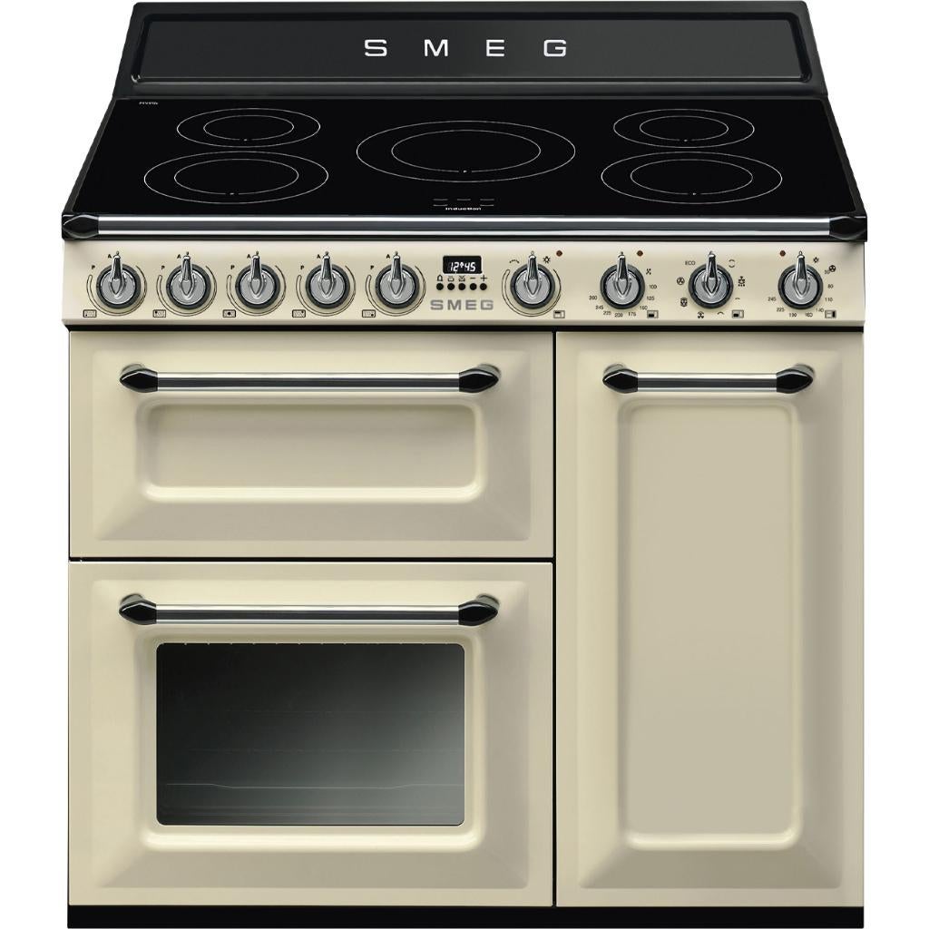 Cuisinière Smeg a induction, Electroménager, Classe énergétique A ou plus économe, Comme neuf, Enlèvement, Gril