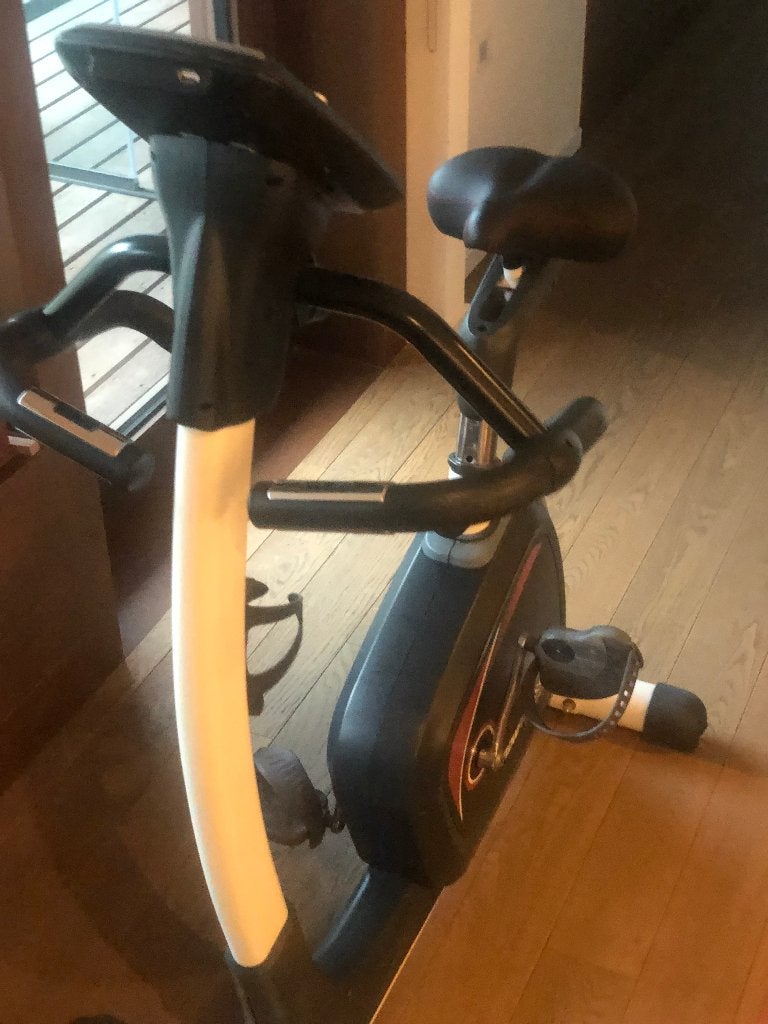 FLOWFITNESS turner DHT250i UP hometrainer, Sport en Fitness, Fitnessapparatuur, Ophalen, Gebruikt, Metaal, Benen