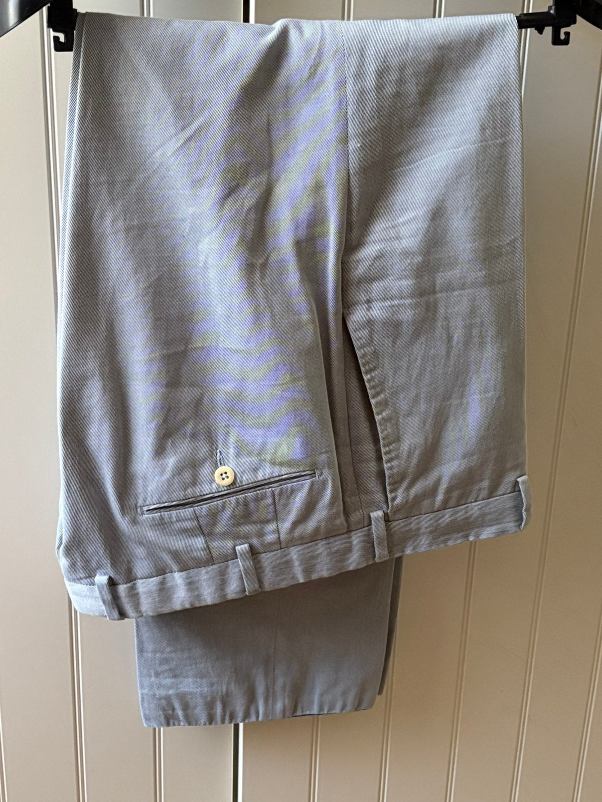 Broek Ermenegildo Zegna, Ophalen, Gedragen, Maat 52/54 (L), Grijs
