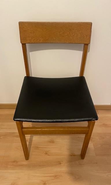 DESIGNSTOEL VAN JOS DE MEY VOOR VAN DEN BERGHE - PAUVERS, Huis en Inrichting, Stoelen, Zo goed als nieuw, Eén, Hout, Ophalen