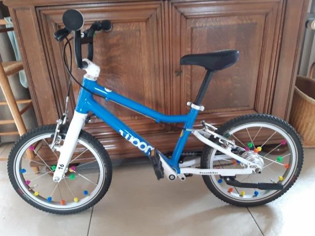 KINDERFIETS 16 INCH, Ophalen, Zo goed als nieuw, 16 tot 20 inch, Woom