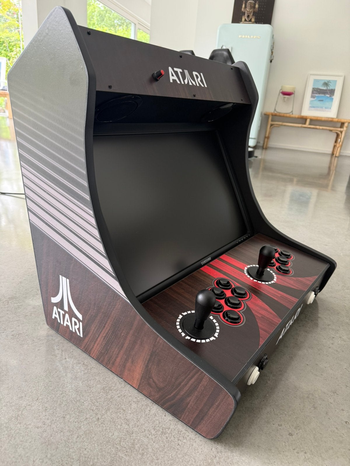 Bartop retro Arcade atari gameconsole, Nintendo, Ophalen, Zo goed als nieuw