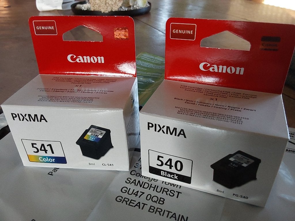 Inktpatronen Canon 540/541, Computers en Software, Printerbenodigdheden, Ophalen of Verzenden, Nieuw, Cartridge, Canon