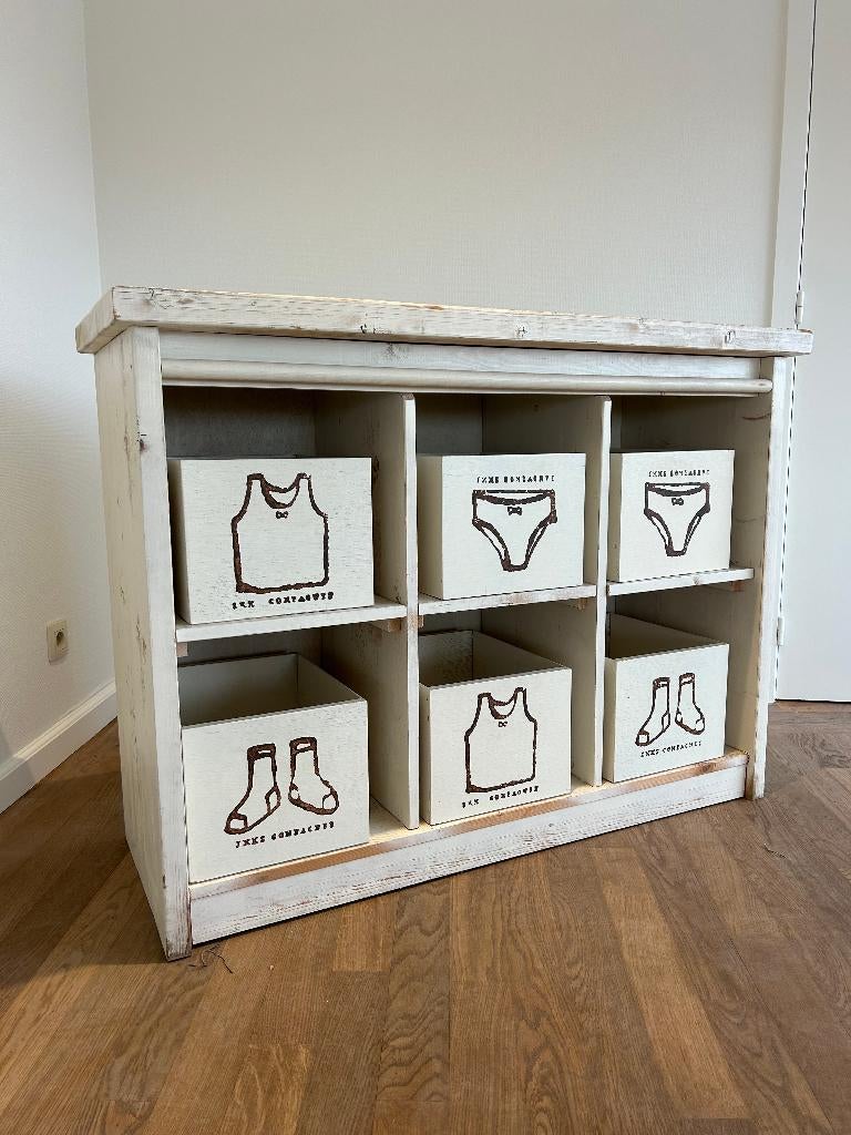 IKKS kleerkast met opslagdoosjes (hout), 25 à 50 cm, Moins de 100 cm, Comme neuf, Enlèvement