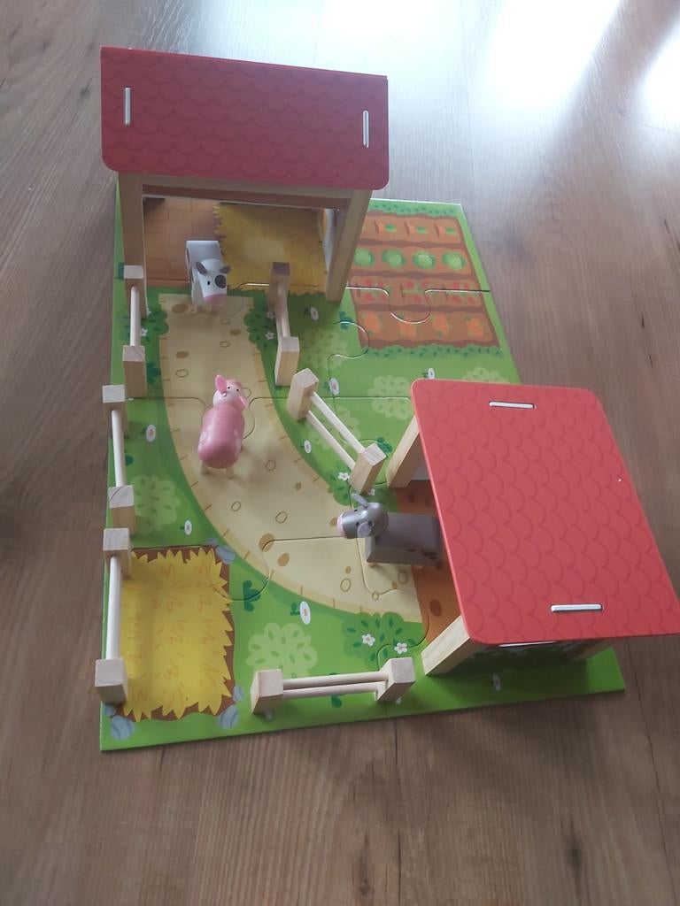 Houten boerderij speelset, Enlèvement ou Envoi