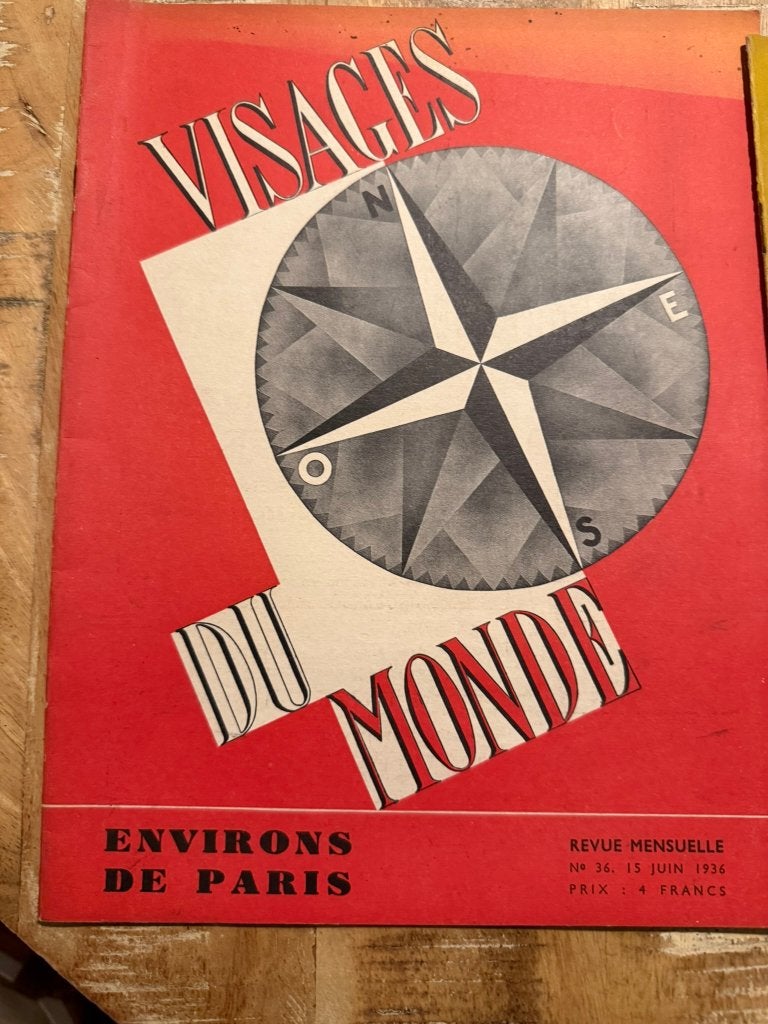 magazine vintage Visages du Monde (années 1930), Livres, Enlèvement ou Envoi, Utilisé, Sports et Loisirs