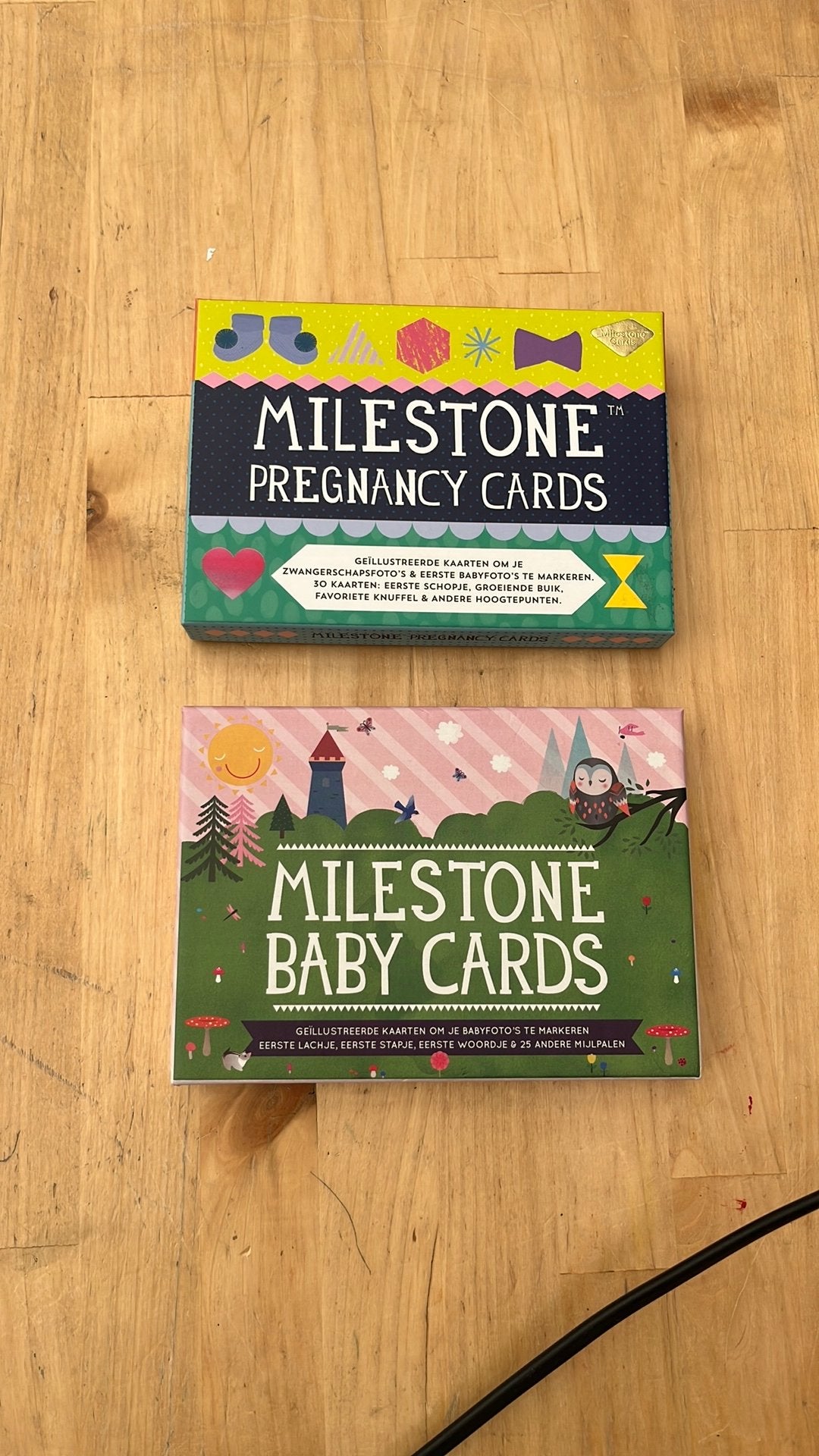 Milestone cards - Baby + Pregnancy, Boeken, Gezondheid, Dieet en Voeding, Ophalen, Zo goed als nieuw, Gezondheid en Conditie