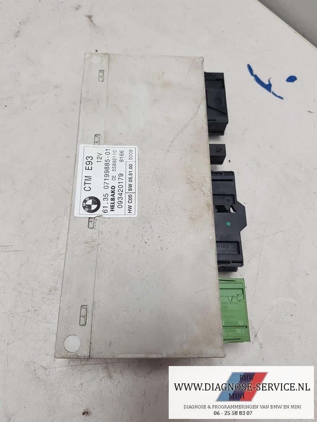 BMW 3er E93 M3 335i 330i 335d CABRIODAK MODULE 6135 7199885, Gebruikt, -, -, Ophalen of Verzenden