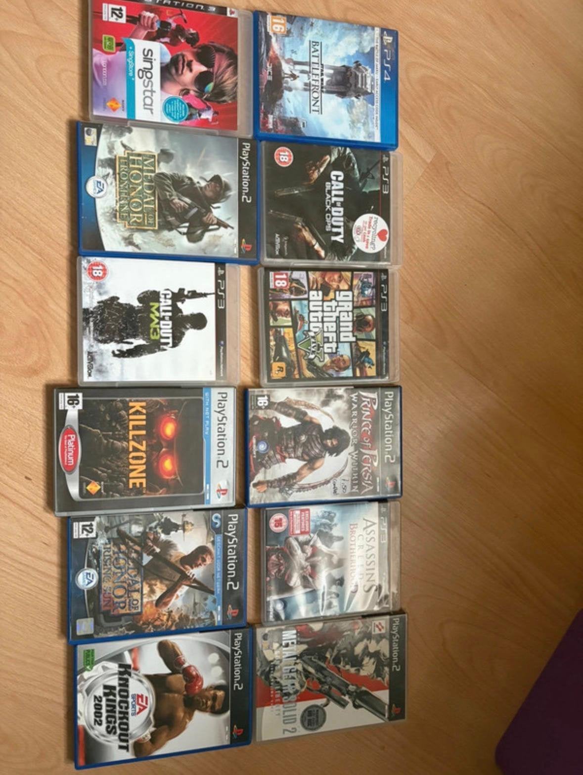 Bundel PlayStation 2 en 3 spelen, Games en Spelcomputers, Ophalen of Verzenden, Gebruikt
