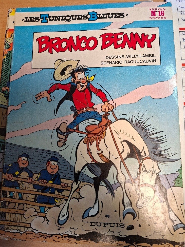 Bronco Benny, Enlèvement, Comme neuf, Lambil & Cauvin