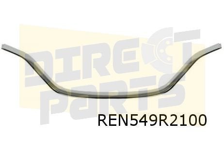 Mitsubishi ASX / Renault Captur II grillelijst onder chrome, -, -, Bumper, -