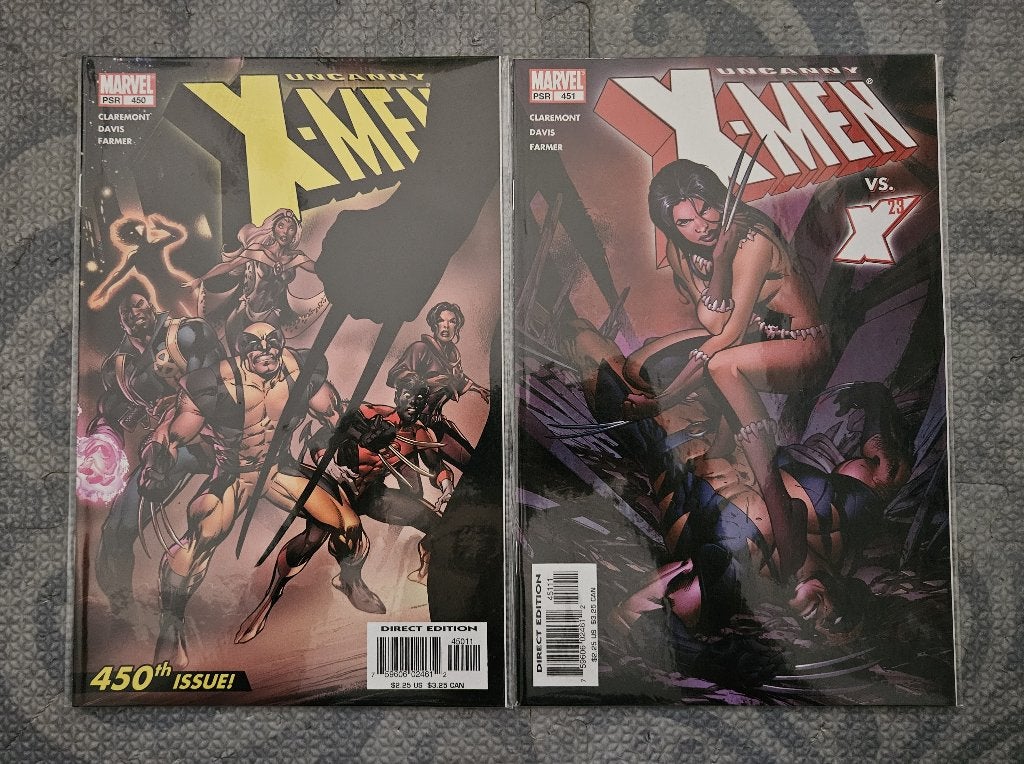 Uncanny X-Men (vol.1) #450 & 451 - X-23, Amerika, Complete serie of reeks, Nieuw, Ophalen of Verzenden