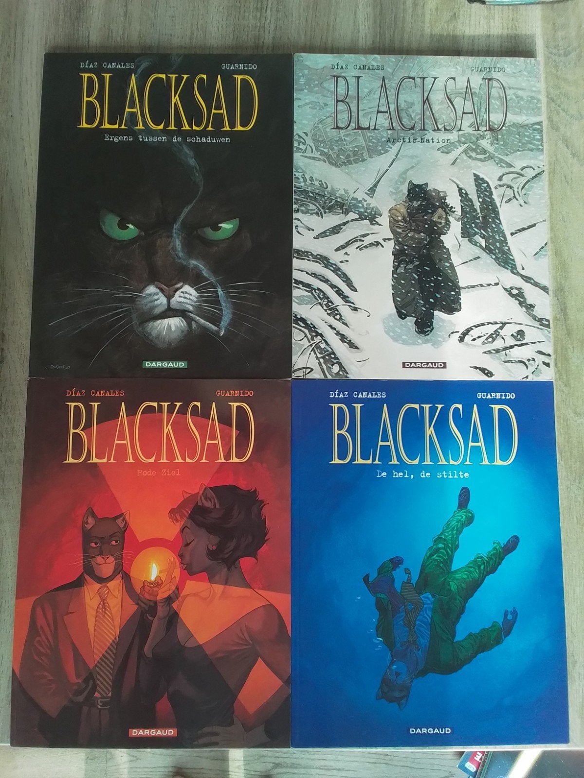 Blacksad 1 tm 4  sc, Enlèvement ou Envoi, Comme neuf