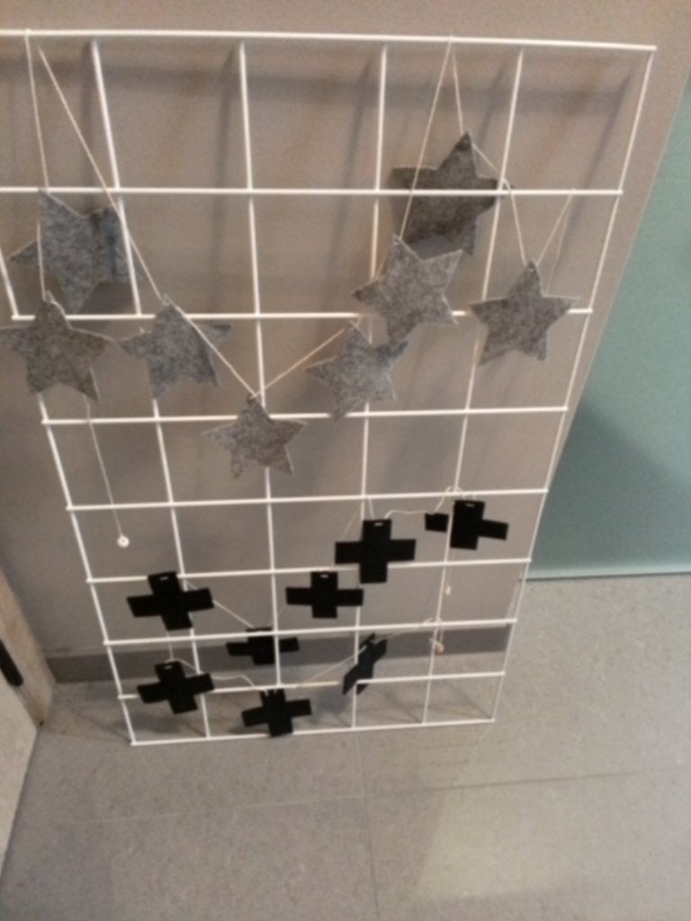 Pakket Woondecoratie Umbra Mantra, Puurrr, wandrek, slingers, Huis en Inrichting, Ophalen, Zo goed als nieuw, Wit, Hout