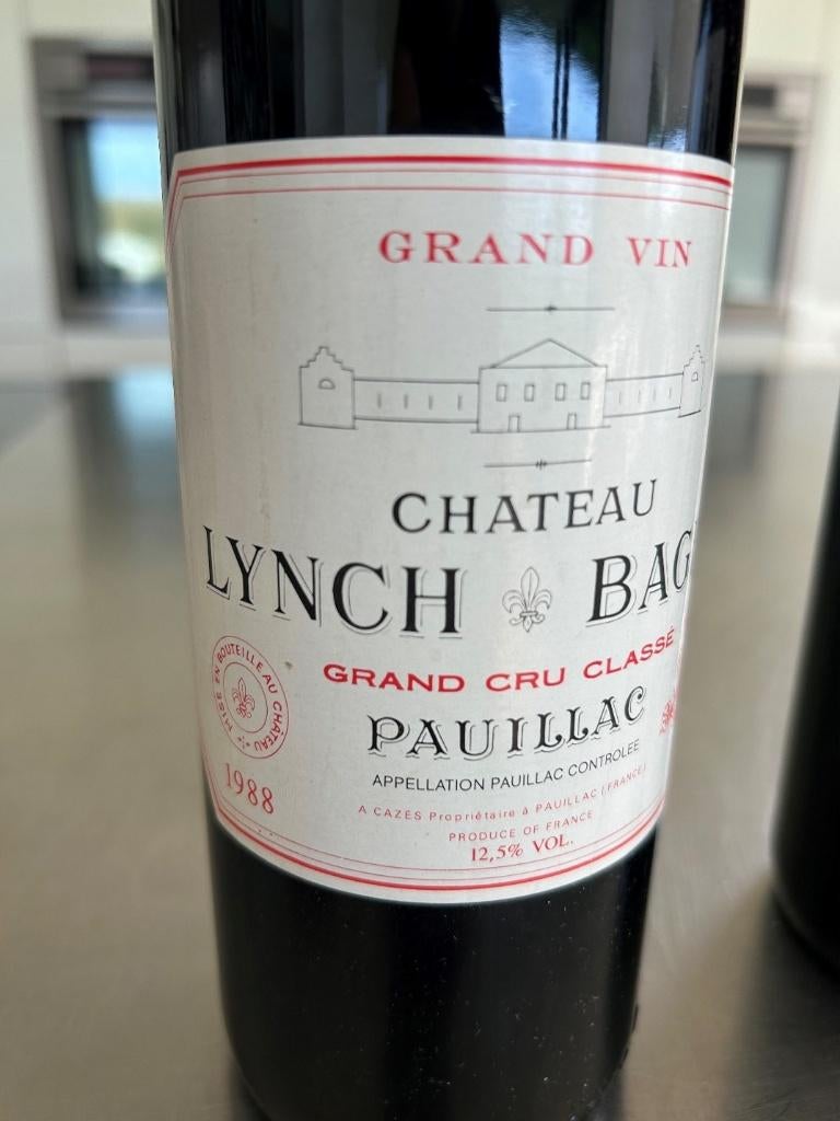 Chateau Lynch-Bages Pauillac 1988, Verzamelen, Ophalen, Frankrijk, Nieuw, Rode wijn
