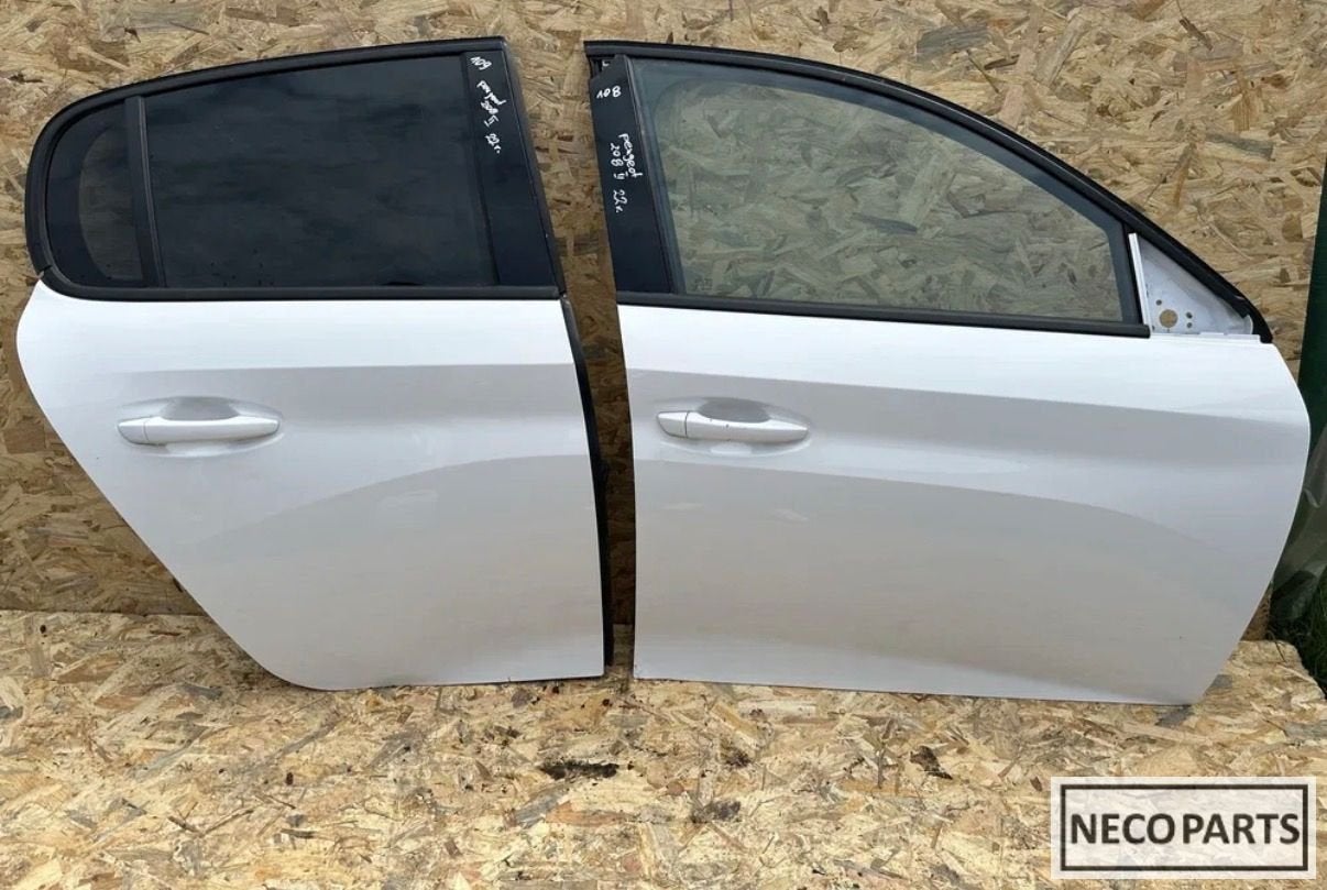 PEUGEOT 208 II PORTIER DEUR RECHTS COMPLEET ORIGINEEL, Gebruikt, -, Ophalen of Verzenden, Achter