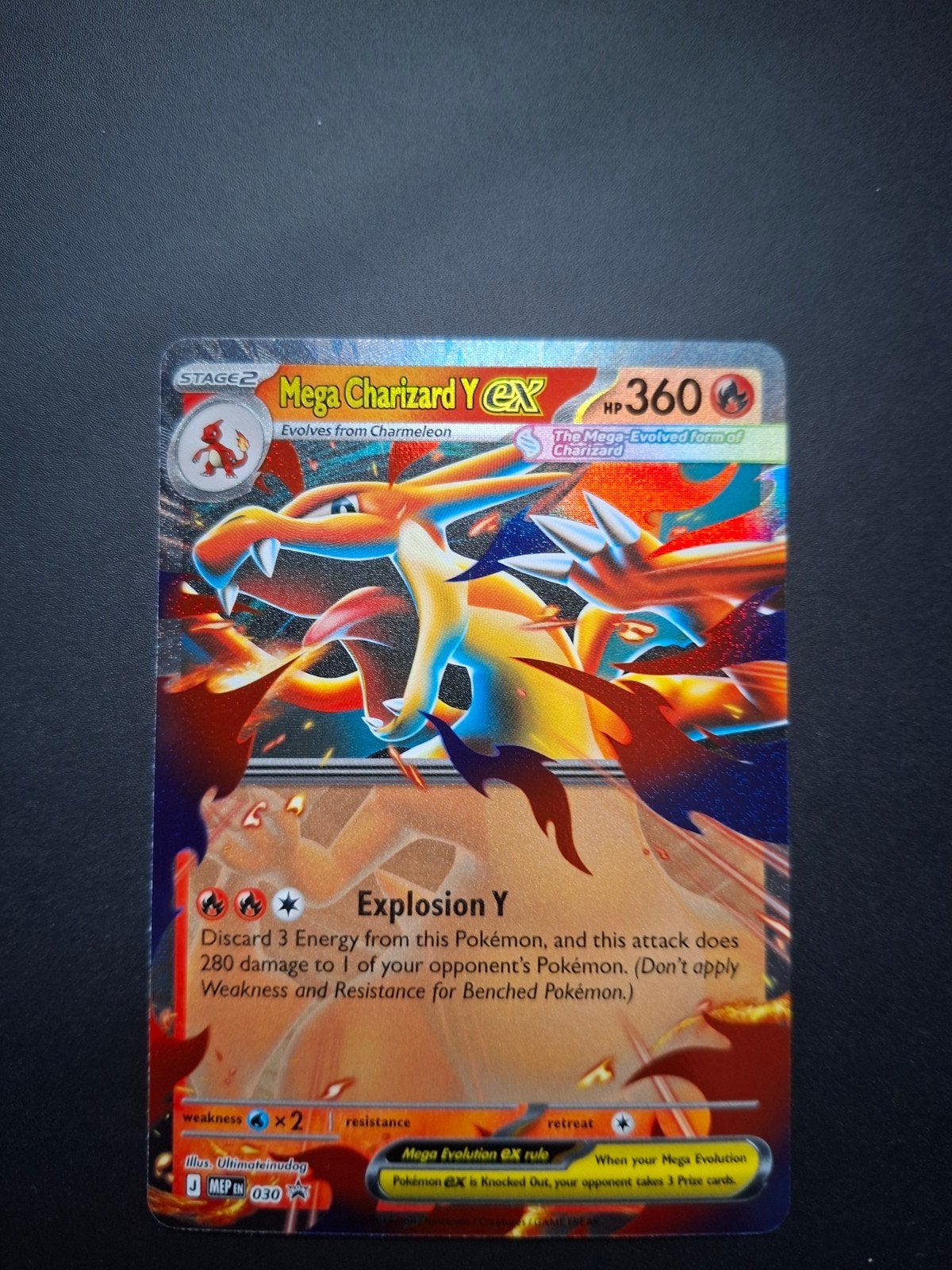 mega charizard Y promo, Enlèvement ou Envoi, Neuf, Cartes en vrac, Foil