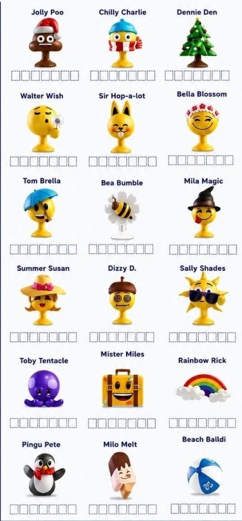 Aldi Emoji 2026 aan 1 euro per stuk, Aldi, Ophalen of Verzenden