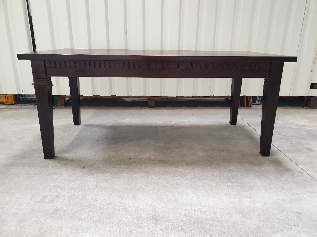 Koloniale eettafel. Het kan geleverd worden., Huis en Inrichting, Ophalen, Gebruikt, 50 tot 100 cm, Vijf personen of meer