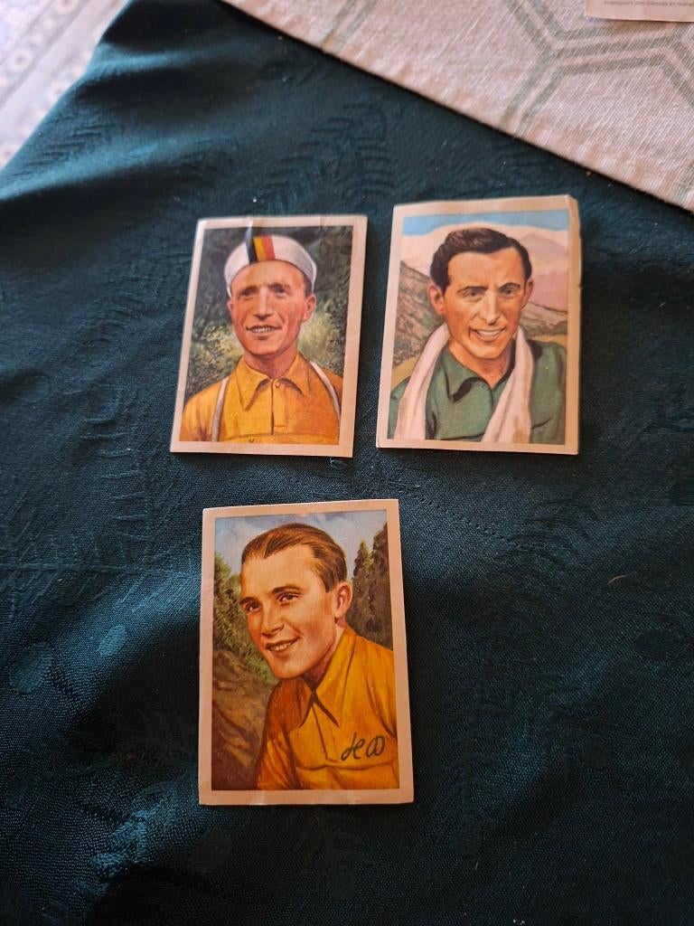 3 prentjes/Chromo's : Wielrenners / Chocolade Jacques, Enlèvement ou Envoi, Utilisé, Affiche, Image ou Autocollant