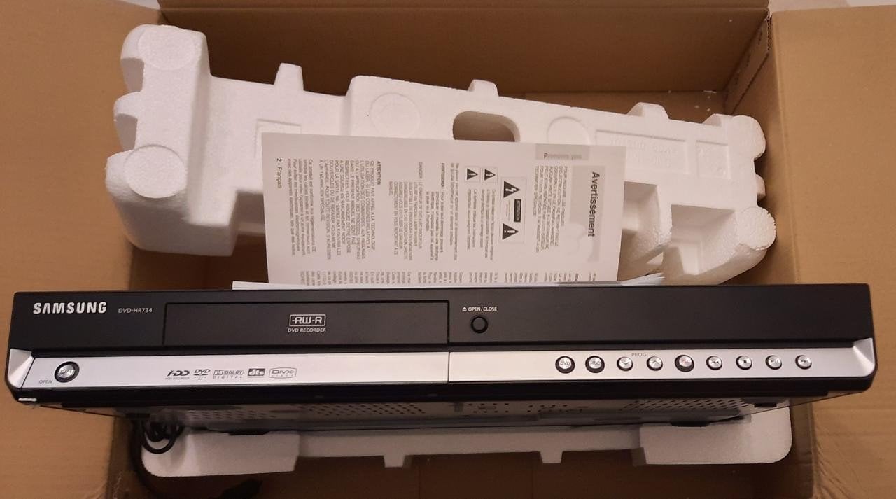Samsung DVD-HR734, een dvd- en harde schijfrecorder (HDD), Ophalen of Verzenden