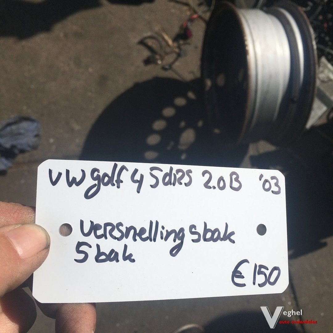 Vw Golf 4 5drs 2.0 2003 wagennr 2500056  Versnellingsbak 5 b, Auto-onderdelen, Ophalen, Gebruikt, -, -