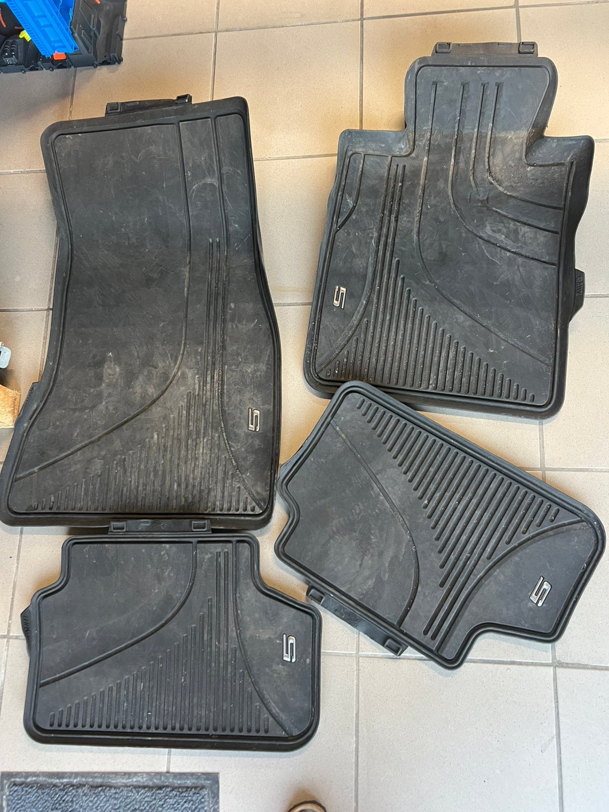 Rubbermatten BMW, Enlèvement, Comme neuf