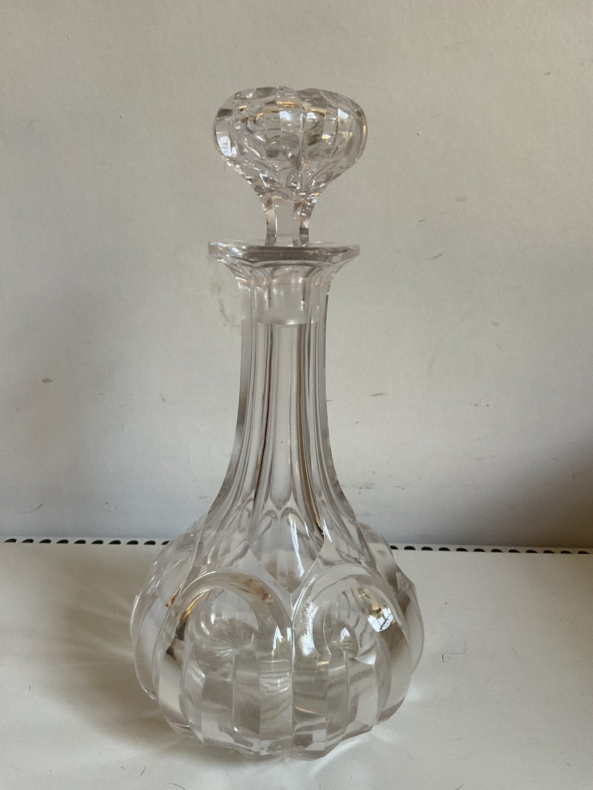 Carafe en verre à facettes, Enlèvement ou Envoi