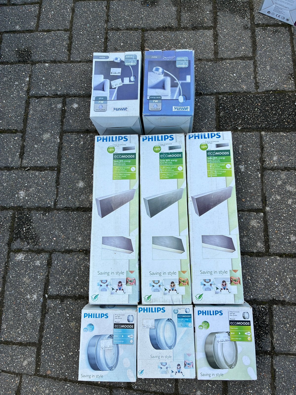 Lot verlichting Philips/Massive, Philips, Enlèvement ou Envoi, Neuf, Plafonnier