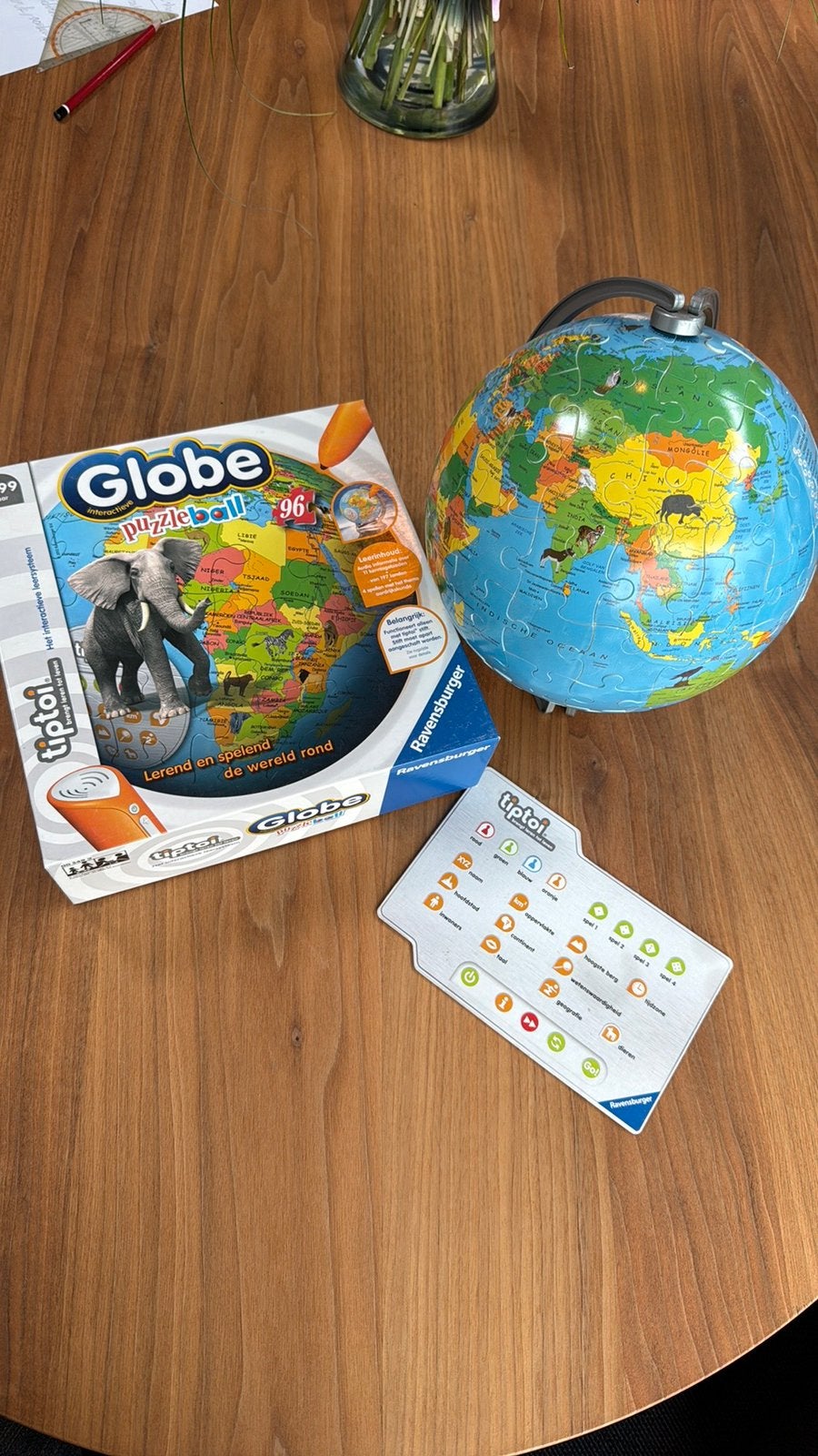 Tiptoi globe, Ophalen, Zo goed als nieuw