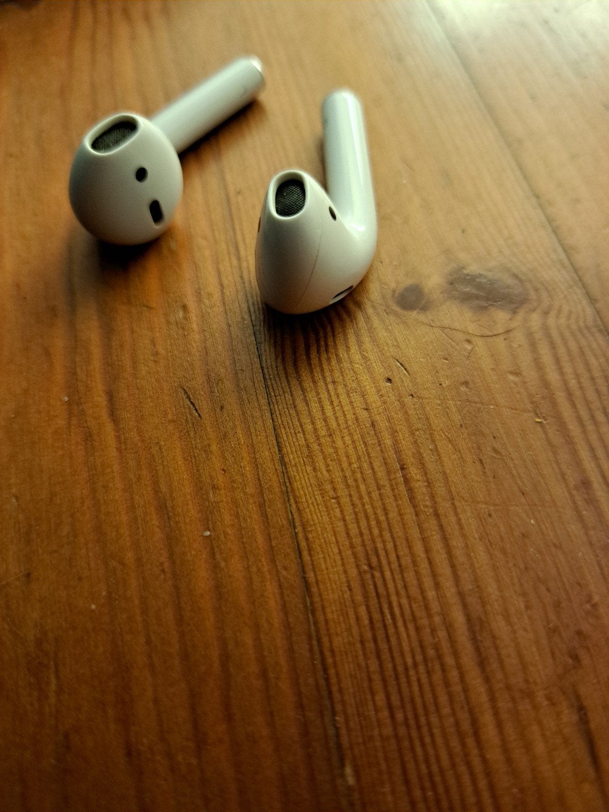 air pods 2de generatie, Télécoms, Bluetooth, Utilisé, Blanc, Intra-auriculaires (Earbuds)