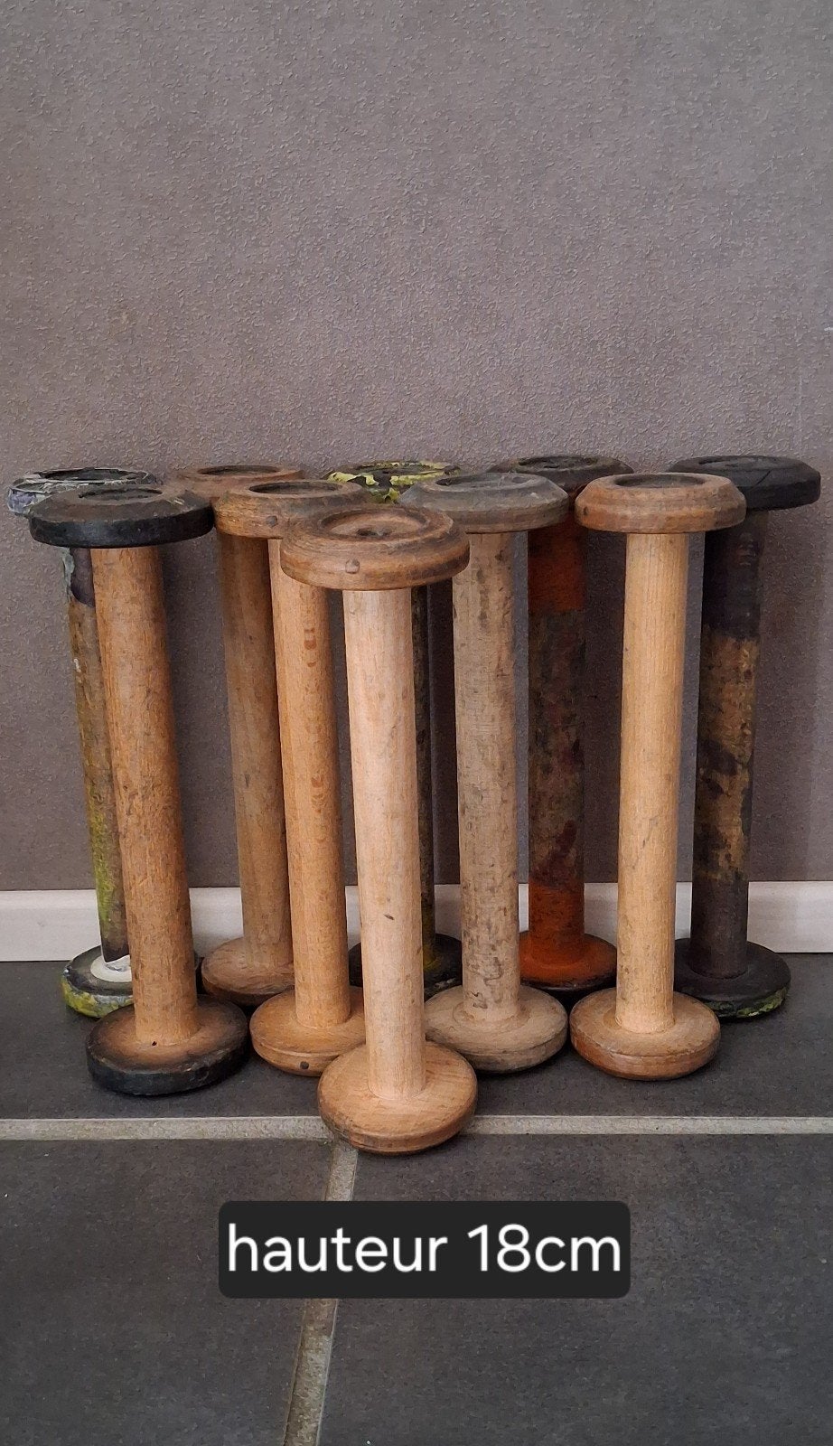 Oude draaiende haspels
Hoogte 18cm
10€ per stuk
Verzending p, Hout, Gebruikt, Meerkleurig, Ophalen of Verzenden