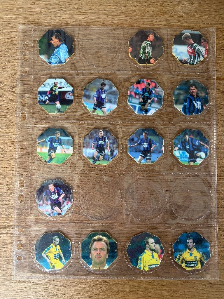 Topshots - Belgisch voetbal (1996) 39 flippo's, Collections, Flippos, Collection, Enlèvement ou Envoi