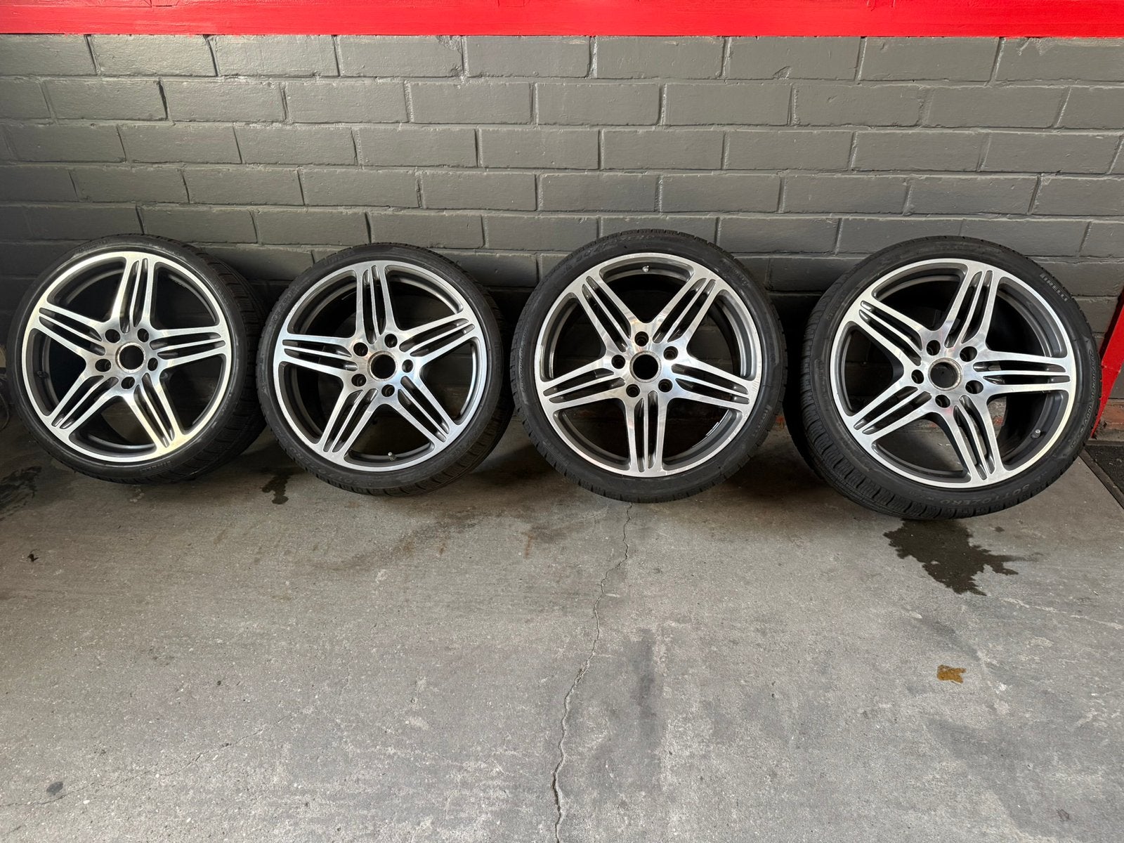 OEM Porsche 997 turbo II velgen 19’, Gebruikt, Winterbanden, Band(en), Personenwagen