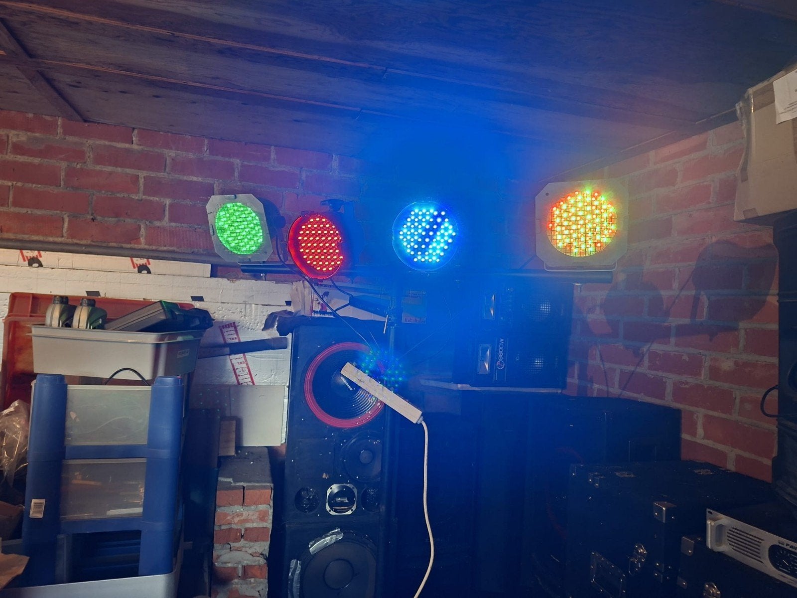 complete lichtset met statief, Muziek en Instrumenten, Ophalen, Geluidgestuurd