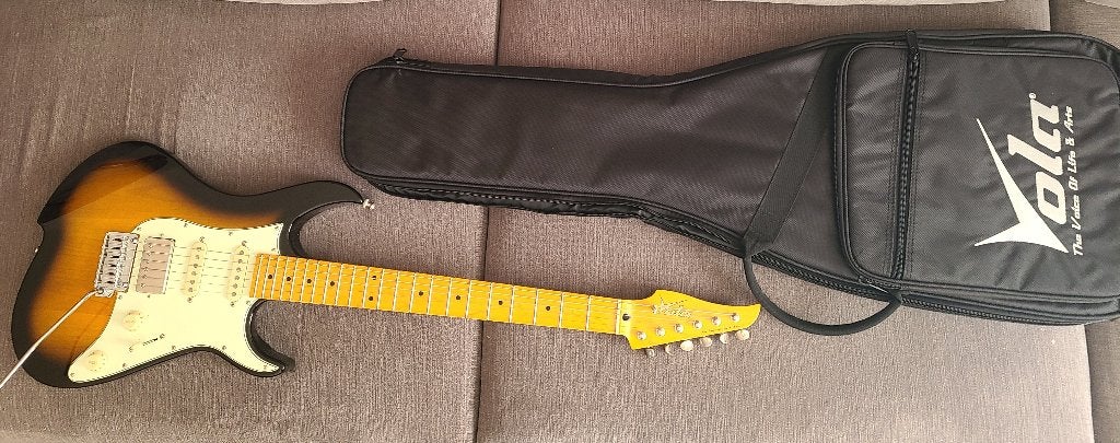 Vola OZ V3 MC (gemaakt in Japan) - 2-kleurige Sunburst, Ophalen of Verzenden, Zo goed als nieuw, Solid body, Overige merken