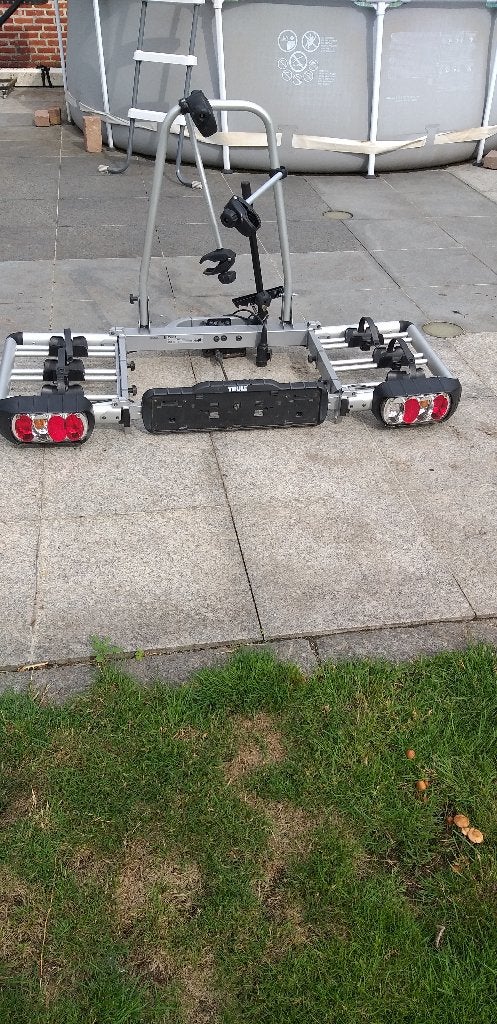 fietsen drager Thule 3 fietsen, Ophalen, 3 fietsen of meer, Gebruikt, Trekhaakdrager