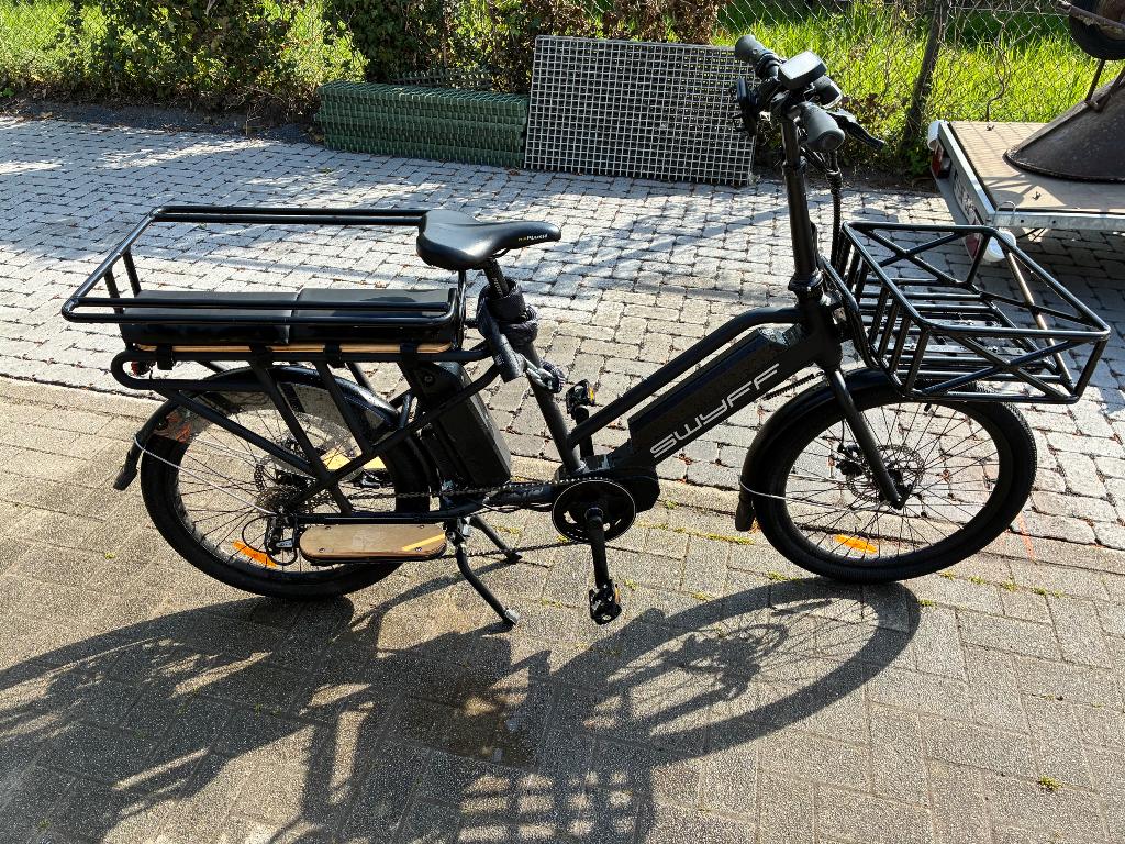 Swyff Electric Longtail bike, Fietsen en Brommers, Elektrische fietsen, Zo goed als nieuw, Overige merken, 47 tot 51 cm, 50 km per accu of meer