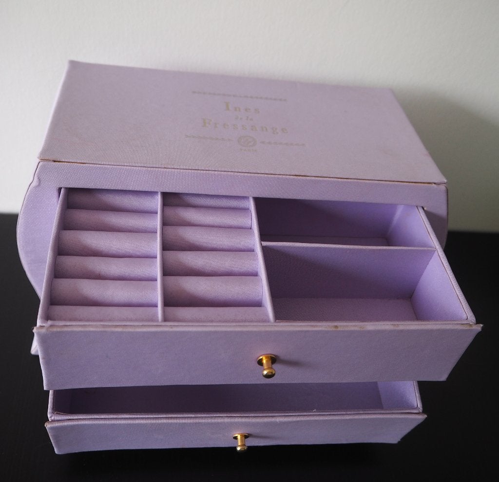 Boîte à bijoux collector « INES DE LA FRESSANGE », Enlèvement ou Envoi, Utilisé