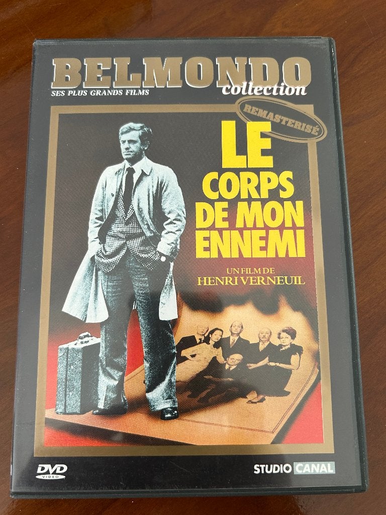 Le corps de mon ennemi - DVD - Belmondo, Blier, M-F. Pisier, CD & DVD, Enlèvement, Comme neuf, Français, Français