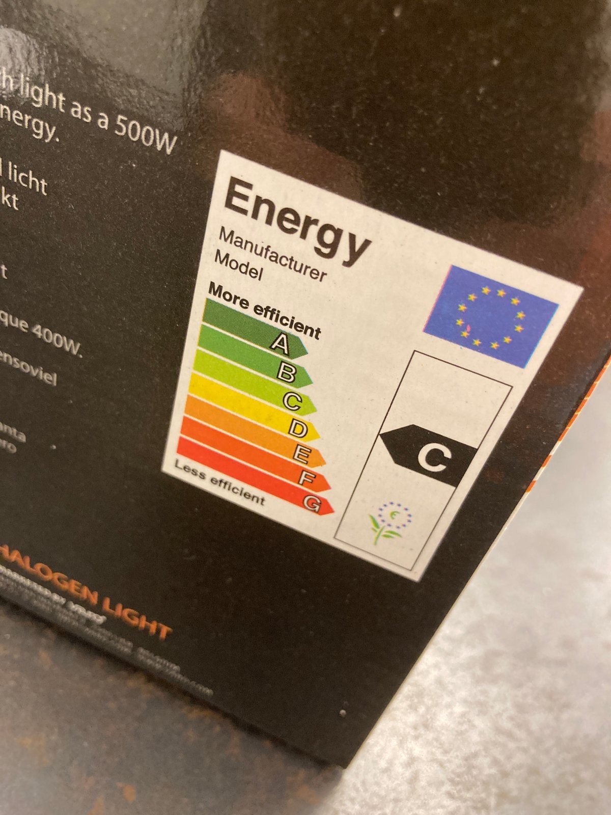 Halogeen buitenlamp met sensor, Ophalen, Nieuw, Overige typen