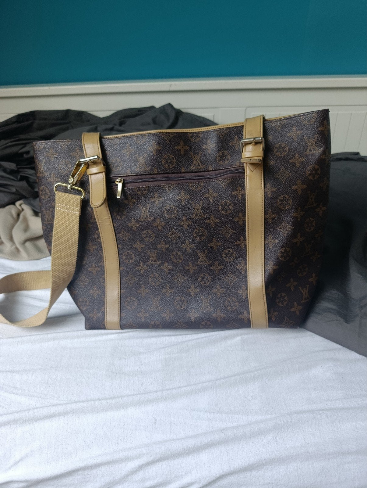 Louis Vuitton Monogram Canvas Tuileries-schoudertas, Ophalen of Verzenden, Shopper