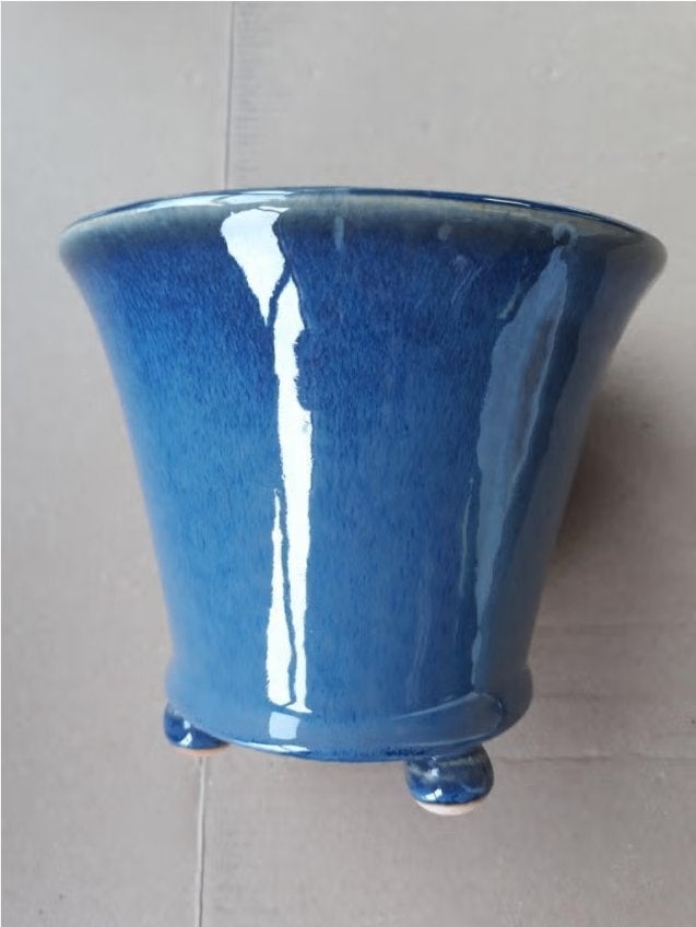 Kleine blauwe vaas, Huis en Inrichting, Woonaccessoires | Vazen, Zo goed als nieuw, Blauw, Minder dan 50 cm, Aardewerk of Porselein