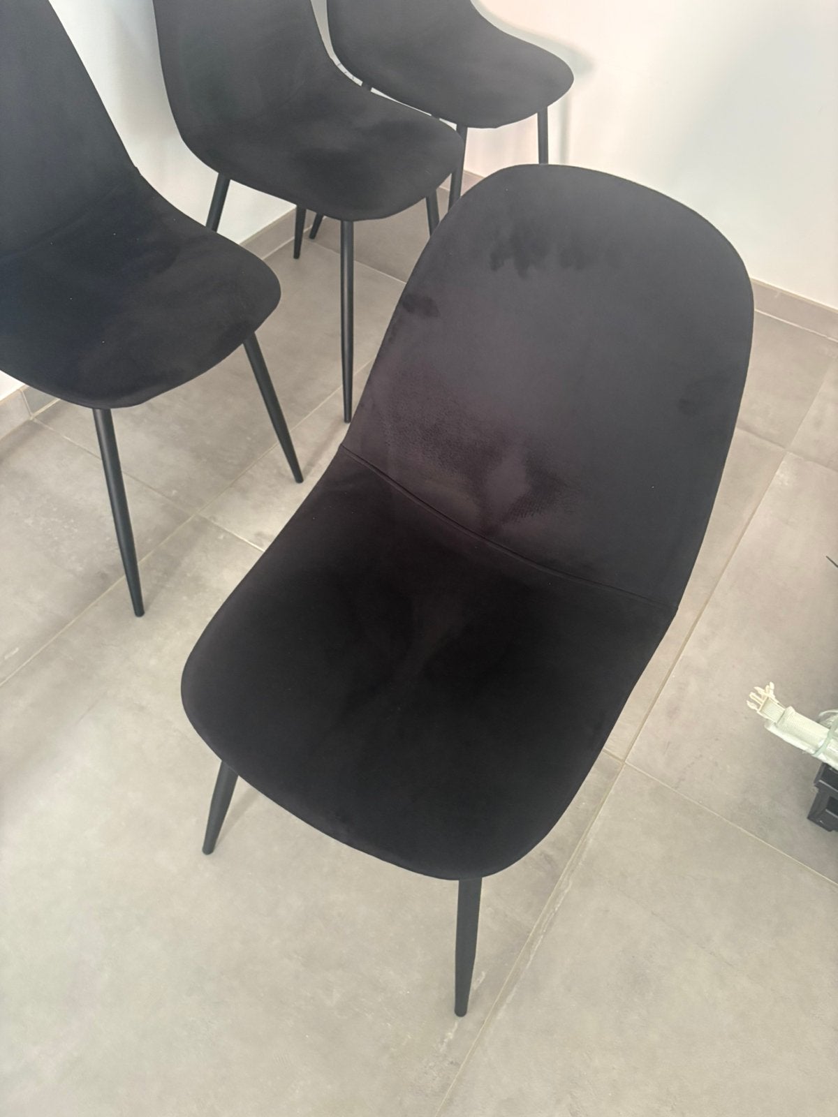 Eettafel stoelen, Huis en Inrichting, Stoelen, Ophalen, Zo goed als nieuw, Zwart