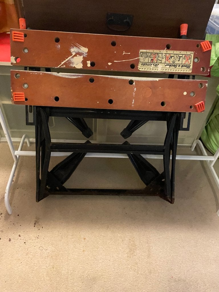 Workmate werktafel, Ophalen, Gebruikt, Inklapbaar
