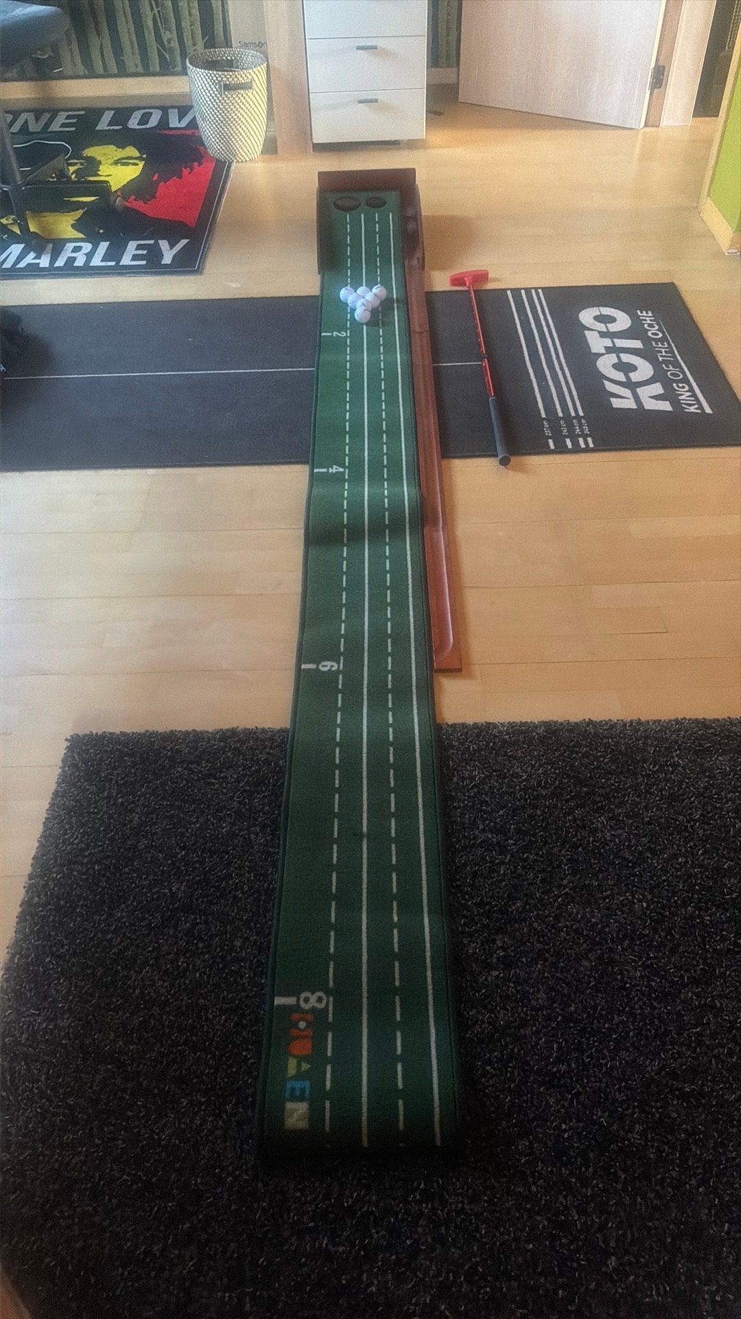 Golf putting, Ophalen, Zo goed als nieuw