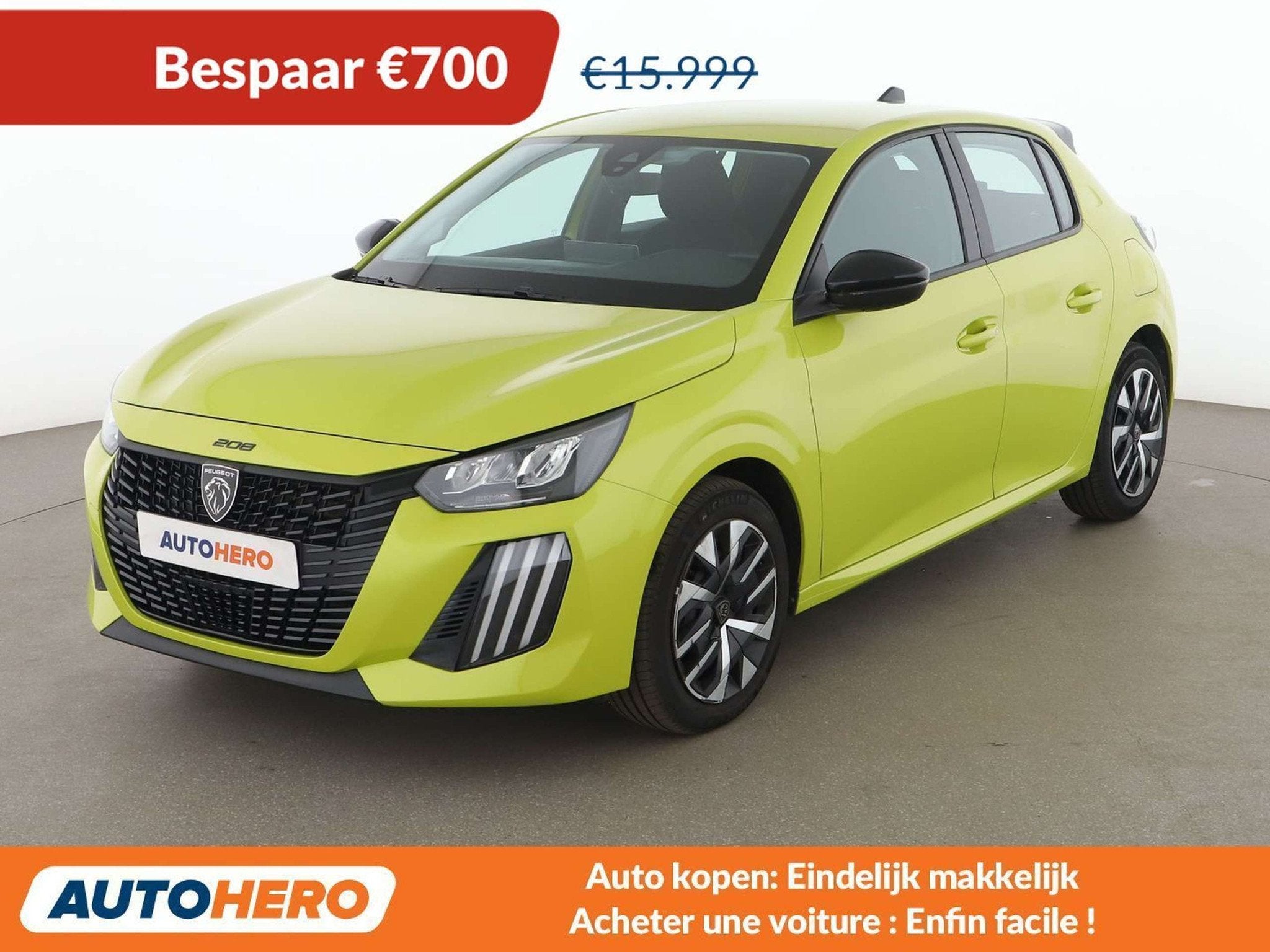 Peugeot 208 1.2 PureTech Active (bj 2025, automaat), Auto's, Stof, Gebruikt, 1199 cc, 1165 kg