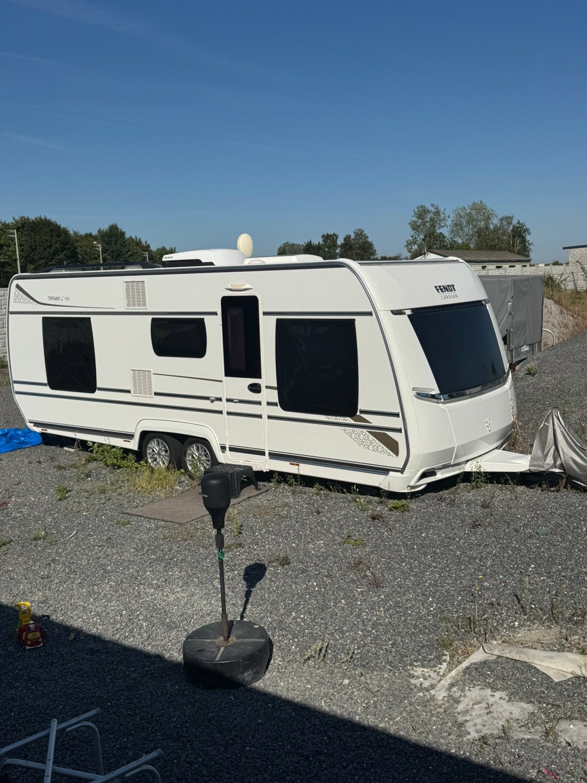 Caravane fendt, Entreprise, Douche