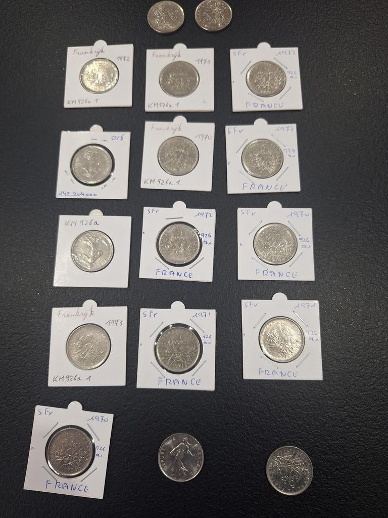 5franc franse semeuse, Postzegels en Munten, Ophalen of Verzenden, Munten