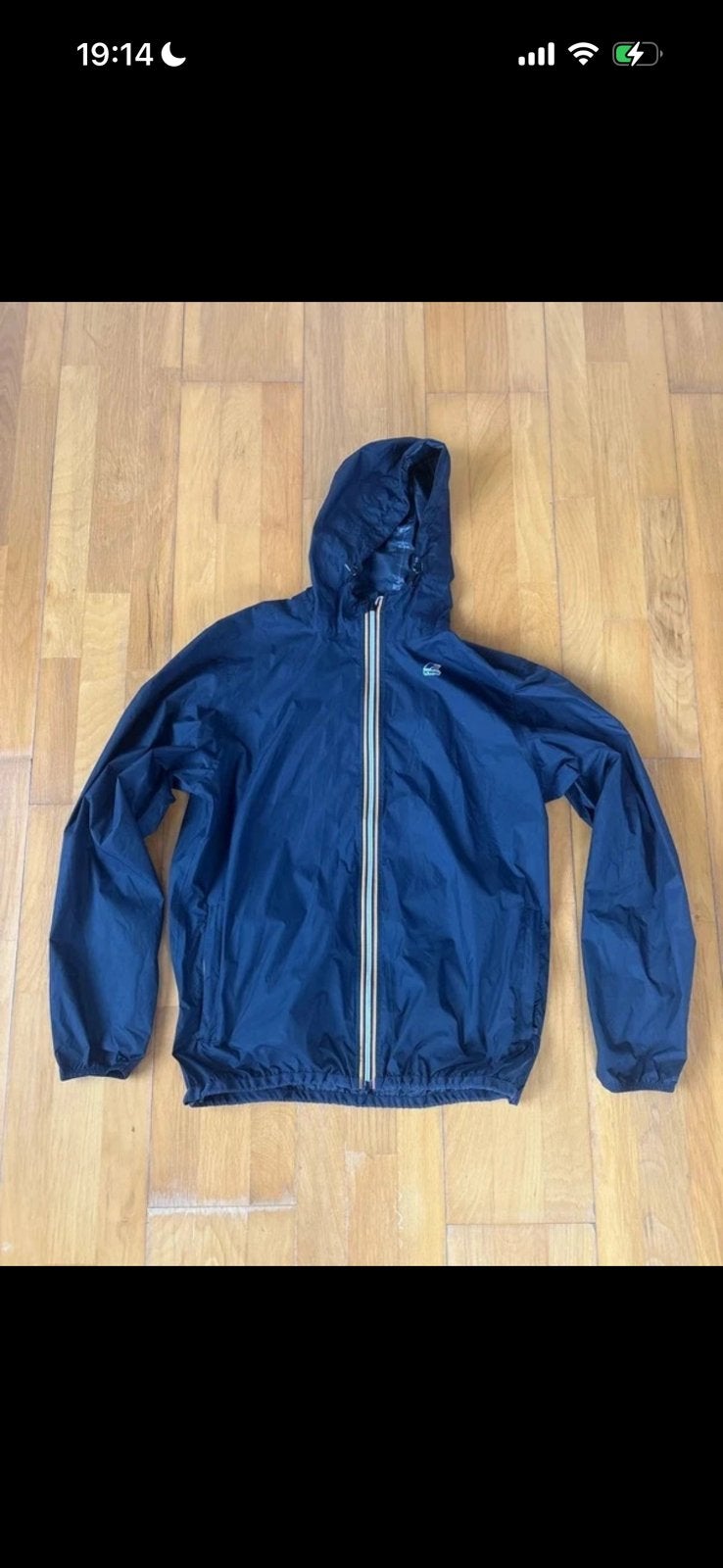 Donkerblauwe regenjas van Kway, Ophalen of Verzenden, Zo goed als nieuw, Maat 52/54 (L), Blauw